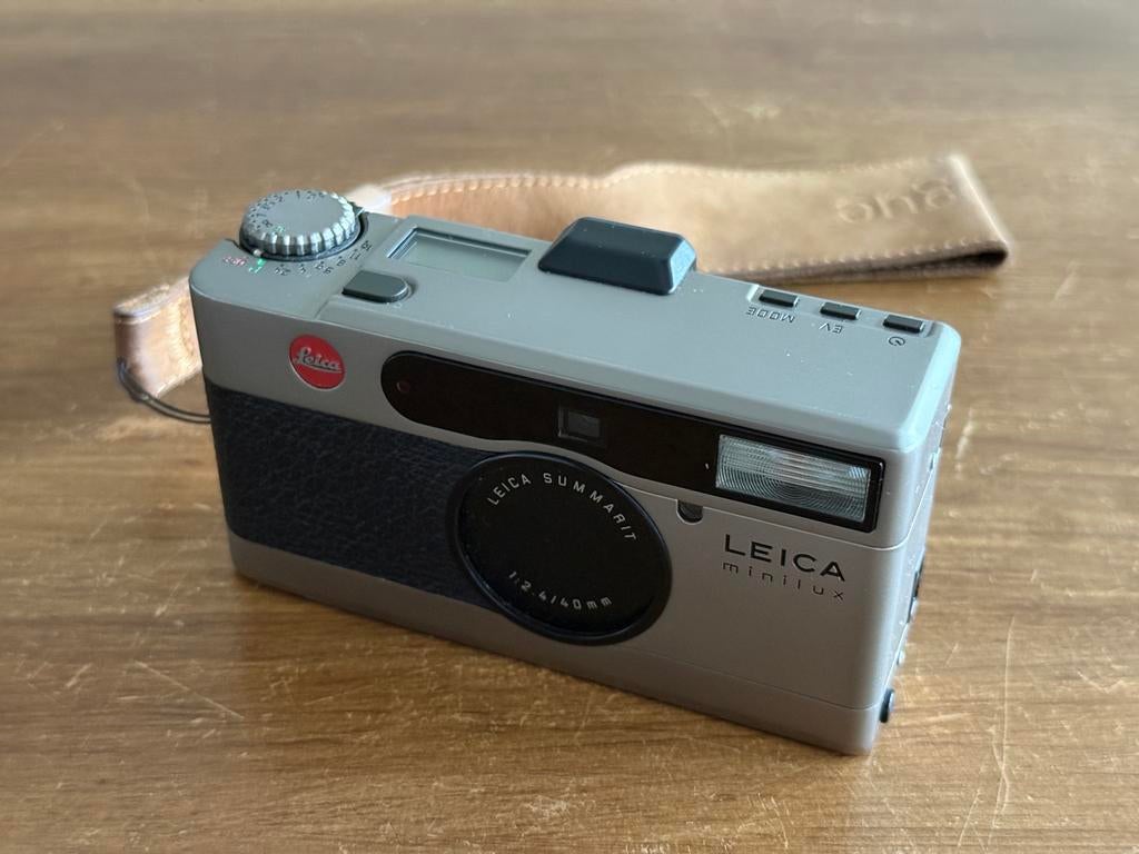 Leica Minilux f2.4 40mm Summarit lens, Ophalen of Verzenden, Zo goed als nieuw, Compact, Leica