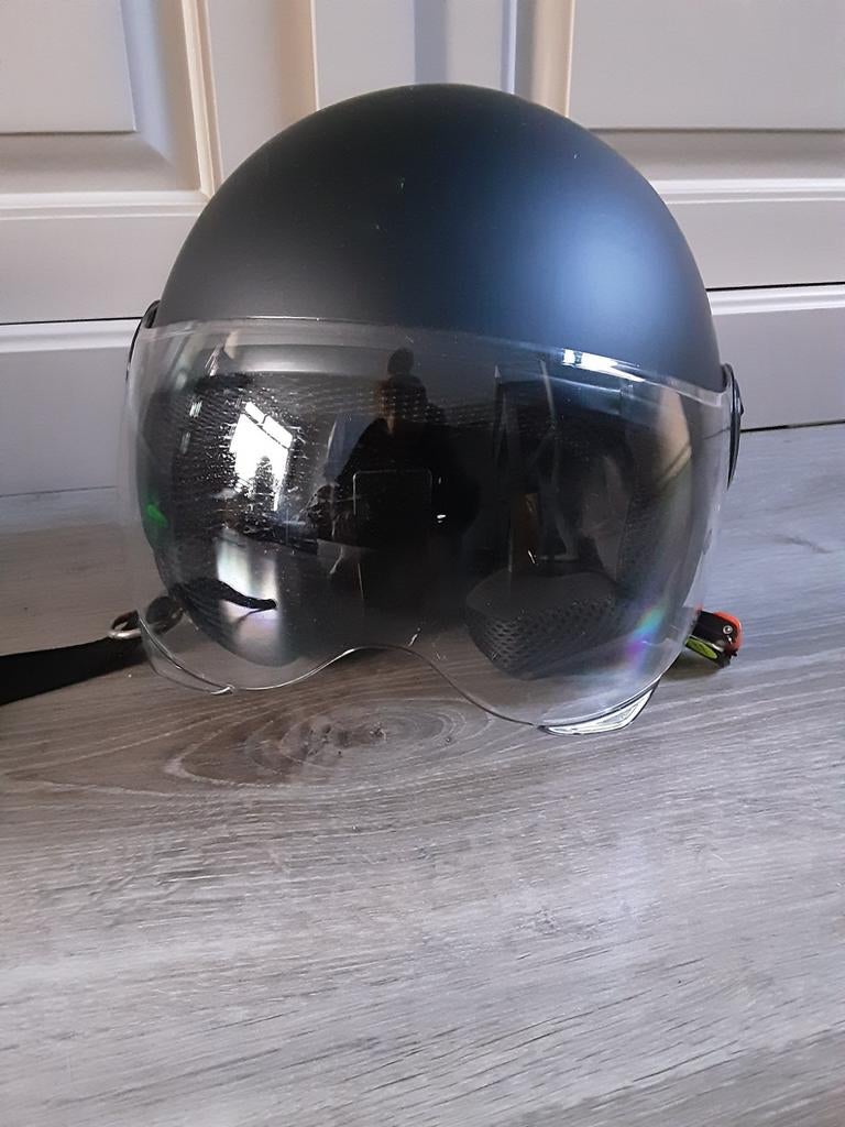 Vinz pothelm maat L voor brommer/snorfiets - Z.g.a.n., Fietsen en Brommers, Brommerhelmen, Ophalen of Verzenden, Gebruikt, Large