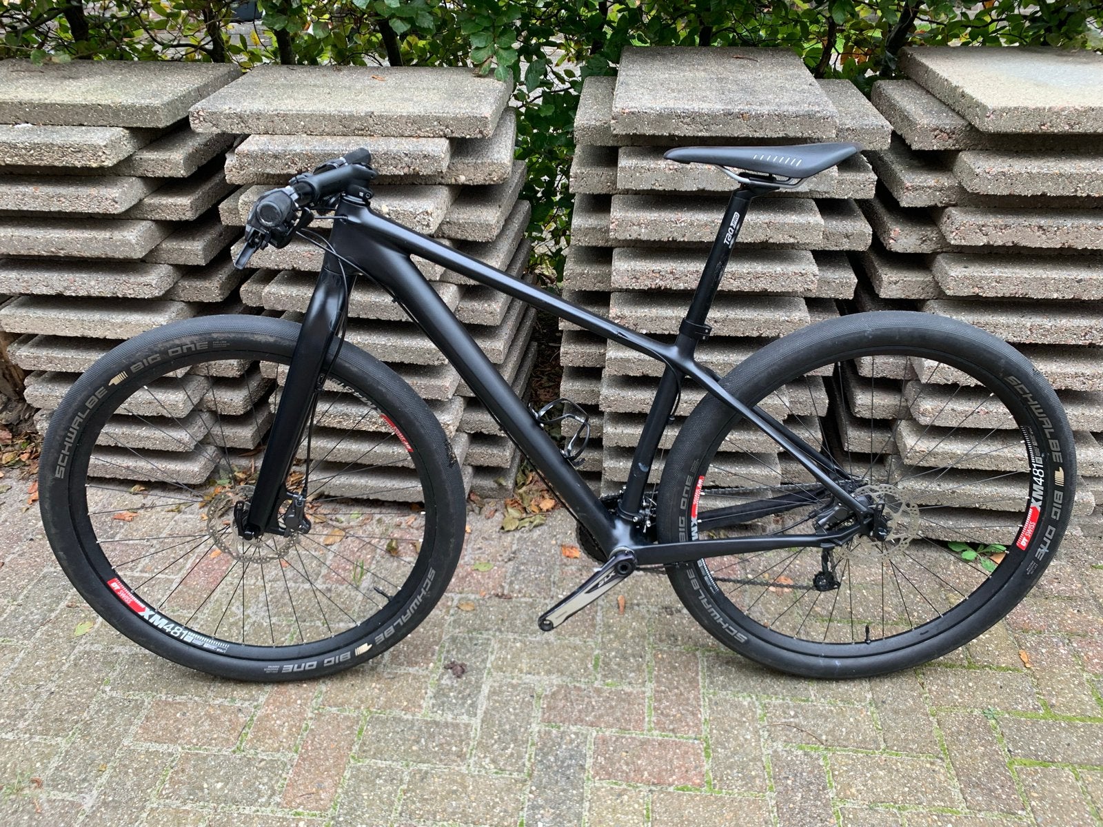 Zwarte Mountainbike met DT Swiss XM481 wielen, Heren, Zo goed als nieuw, 53 tot 57 cm, Ophalen