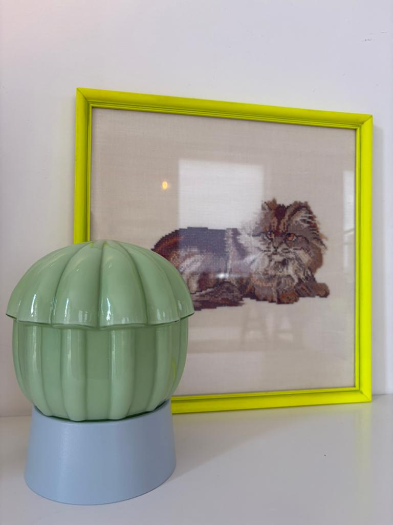 Thabur, art deco lamp, vintage plafondlamp, plafonnière, Ophalen of Verzenden