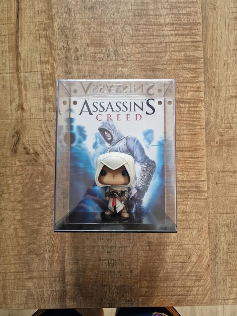 Assassin's Creed Funko Pop Altaïr in display case, Ophalen of Verzenden, Zo goed als nieuw