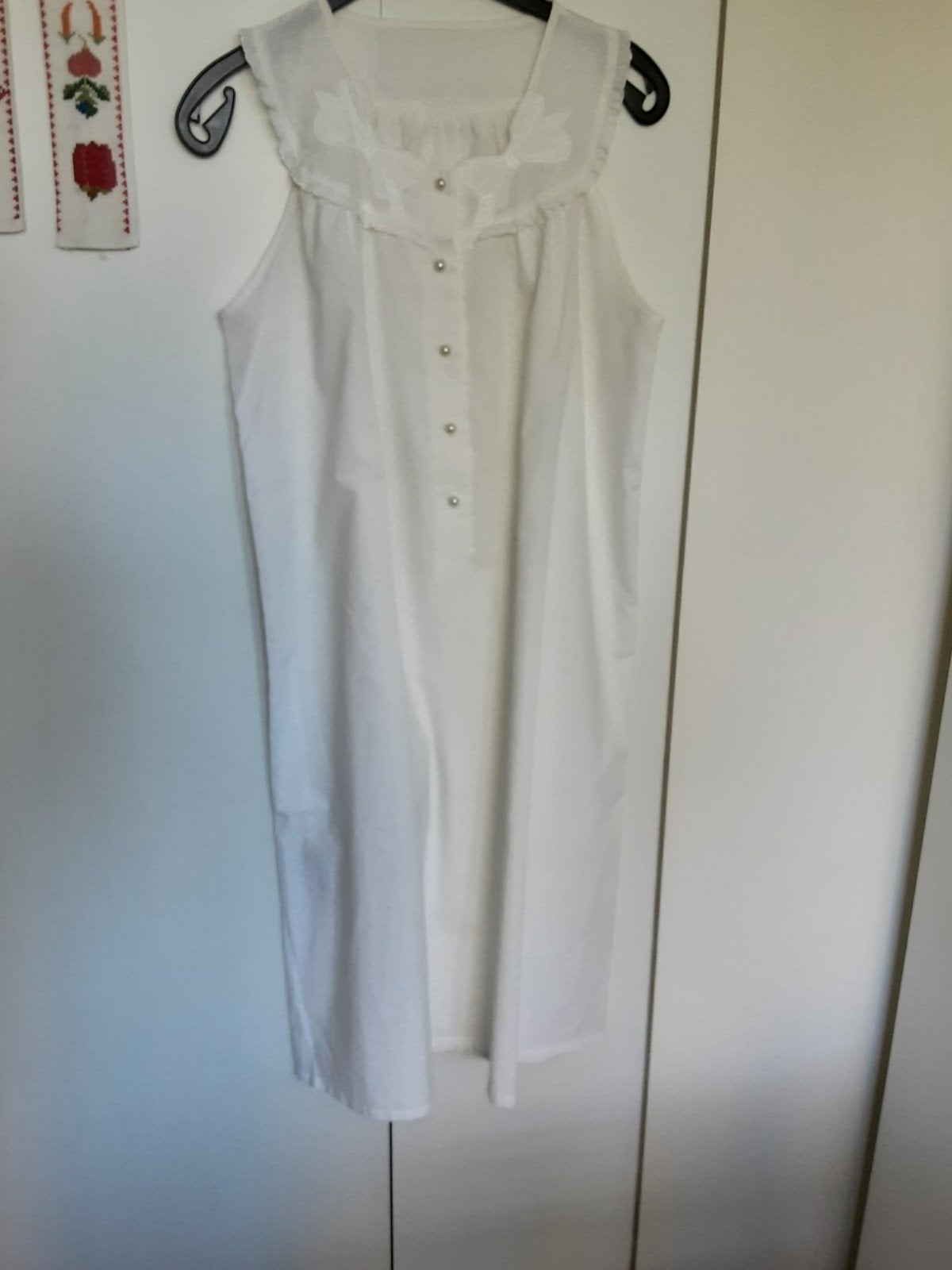 NACHTPON WIT met KANTEN DETAILS, Ophalen of Verzenden, Wit, Nachtkleding