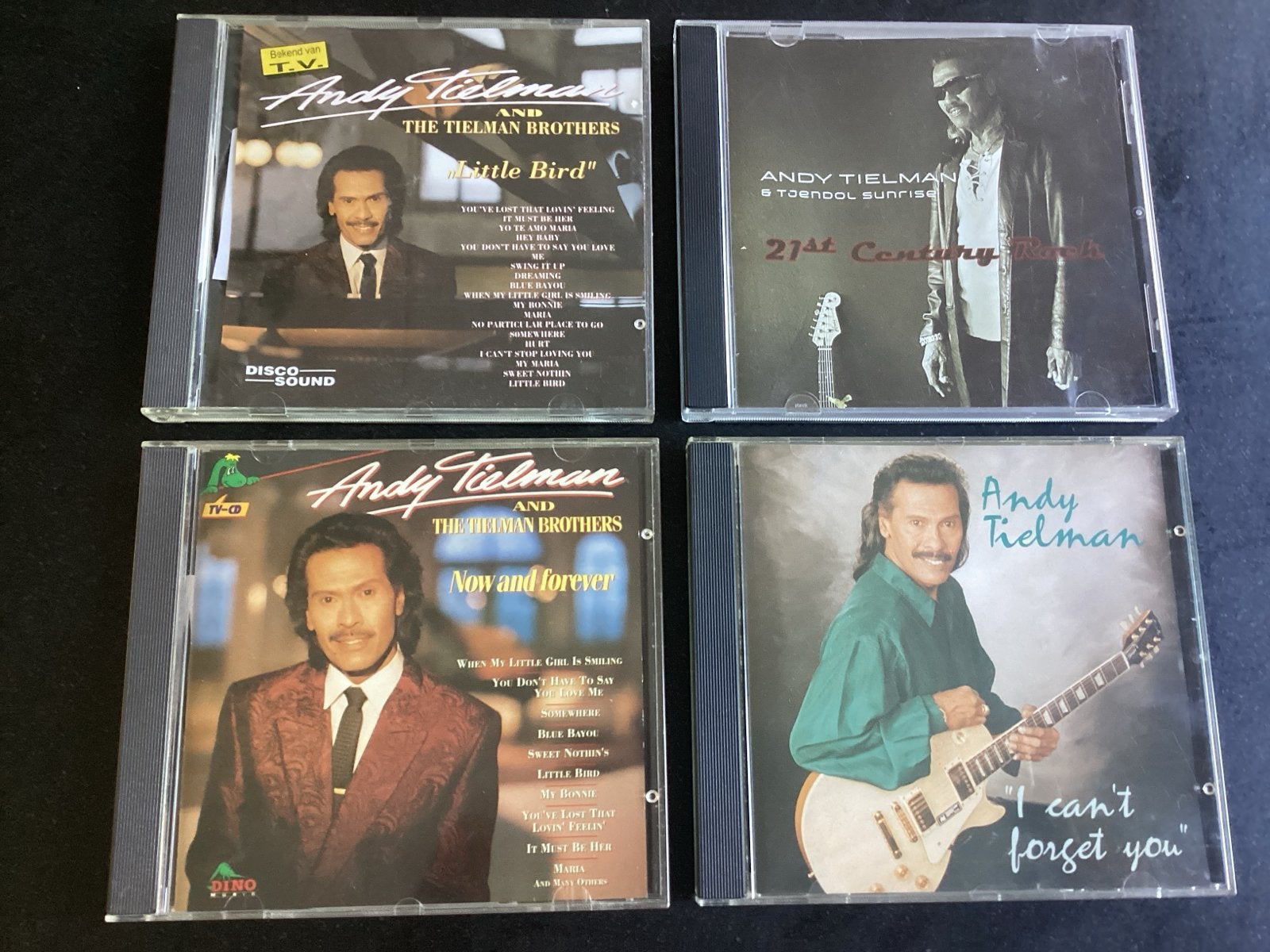 4 CD's Andy Tielman and The Tielman Brothers, Ophalen of Verzenden, Gebruikt, Album, Inclusief doosje