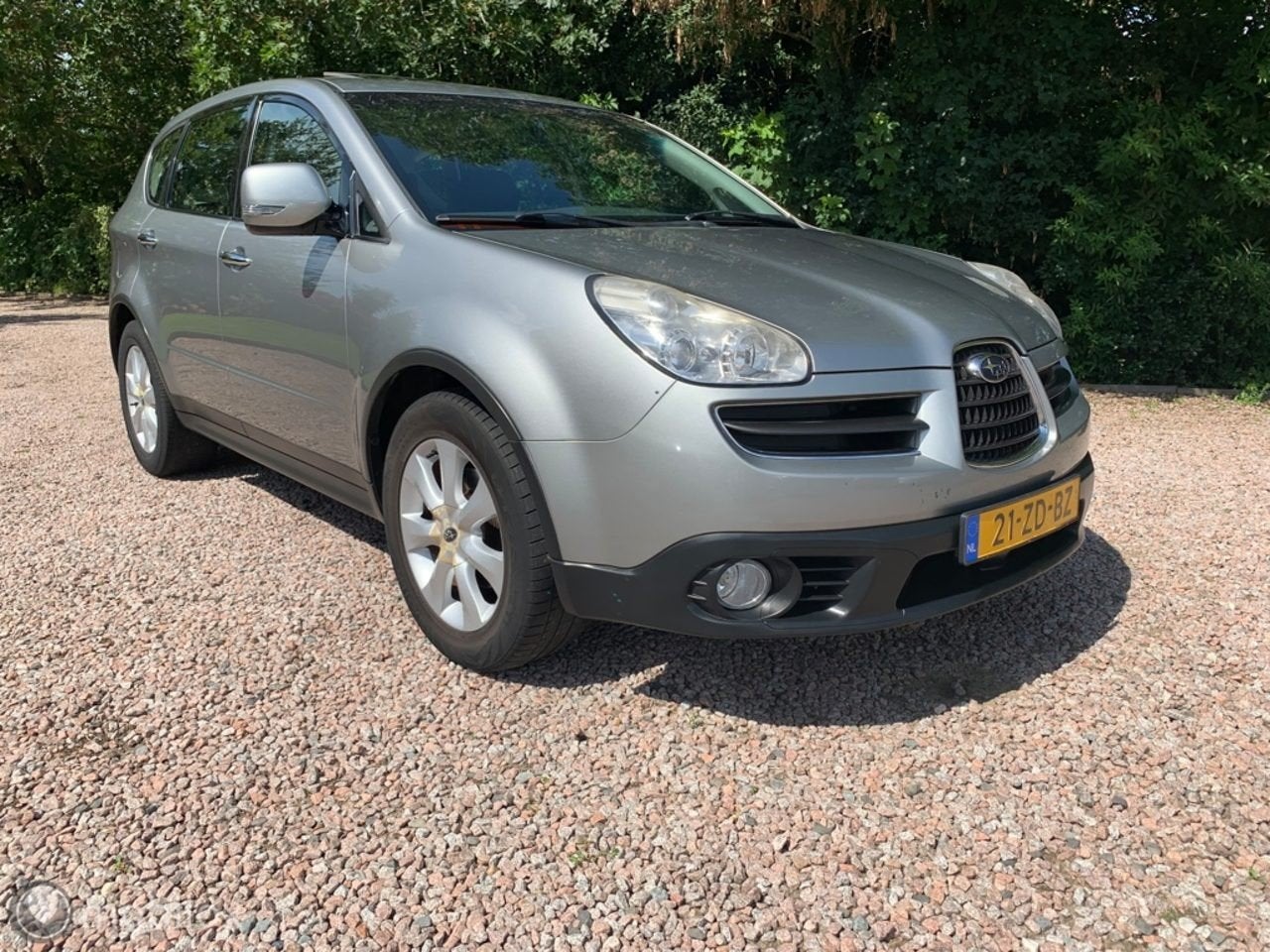 Subaru B9 Tribeca 3.0R Luxury | Unieke stand: 127.581 km!, Auto's, Automaat, Zwart, 120 €/maand, Vierwielaandrijving