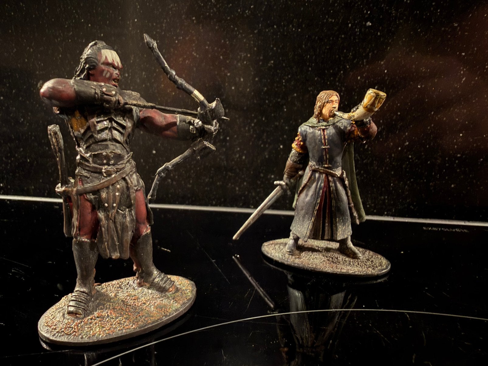 NLP lord of the rings: Boromir va Lurtz, Verzamelen, Ophalen of Verzenden, Zo goed als nieuw, Beeldje of Buste