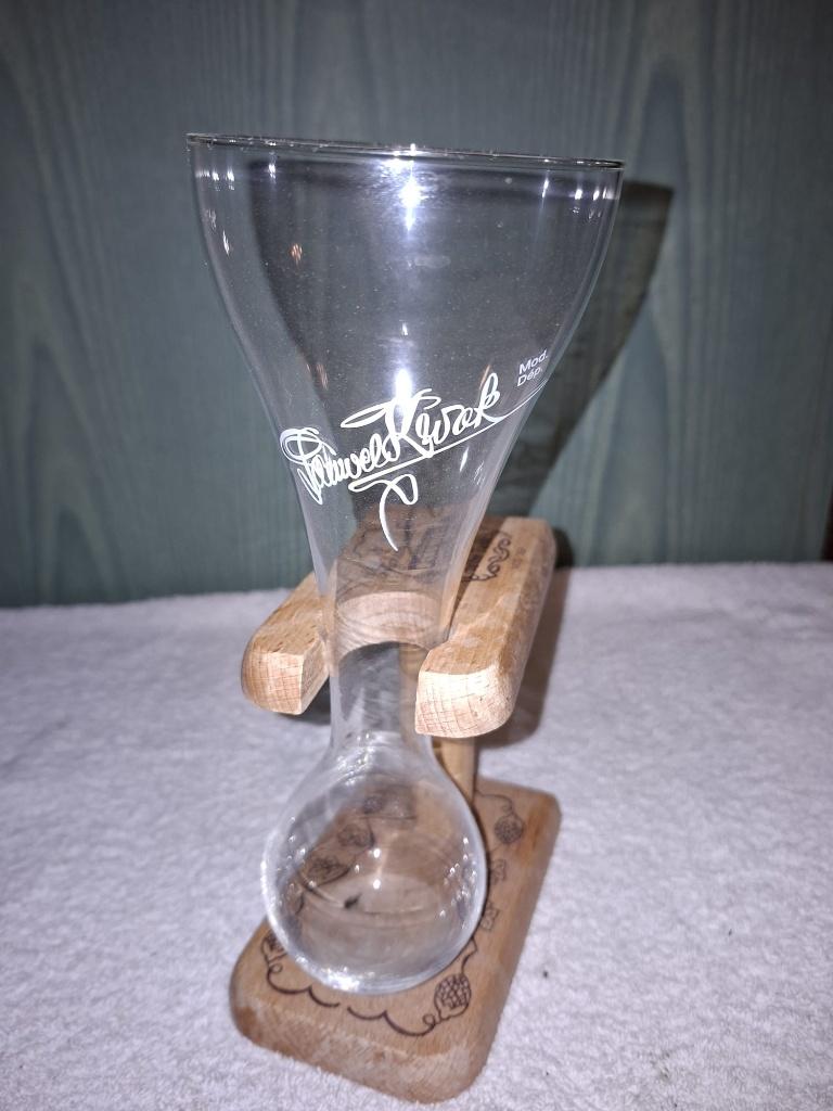 Oud kwak glas Pauwels, nieuwstaat, Ophalen of Verzenden, Zo goed als nieuw, Glas of Glazen, Overige merken