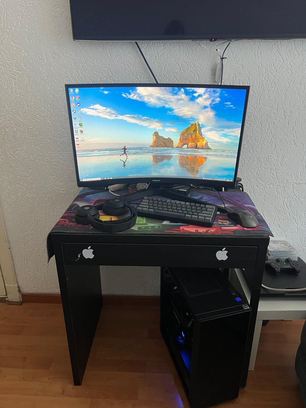 Gaming PC Set RTX 3060 Ti Ryzen 5 5600GT met accesoiress, Ophalen, Zo goed als nieuw