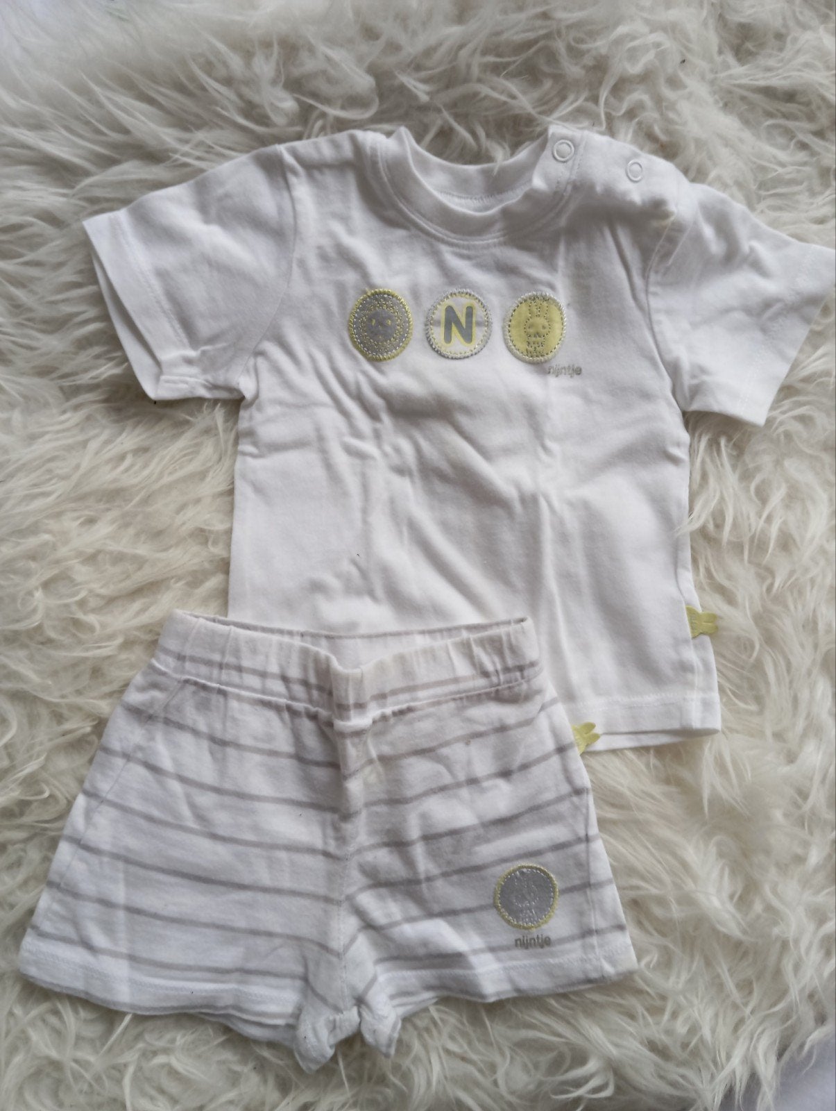 Schattig Nijntje setje - T-shirt en gestreepte broek, Ophalen of Verzenden, Nijntje, Jongetje of Meisje, Setje