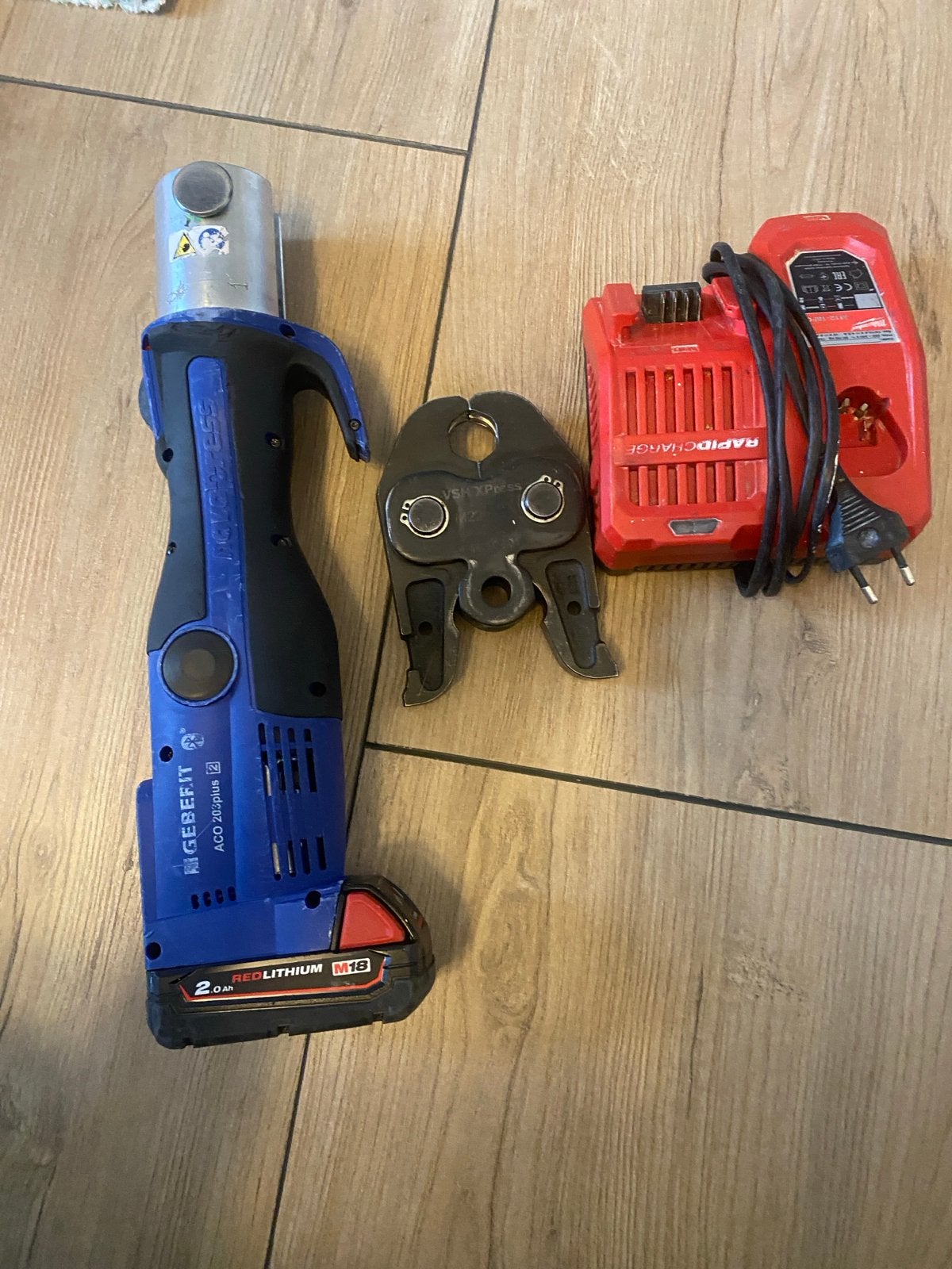 Novopress Geberit ACO 203 plus, Ophalen of Verzenden, Gebruikt