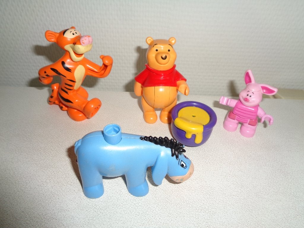 Duplo poppetjes Winnie de Poeh ,Tijgertje,enz., Ophalen of Verzenden, Zo goed als nieuw, Duplo