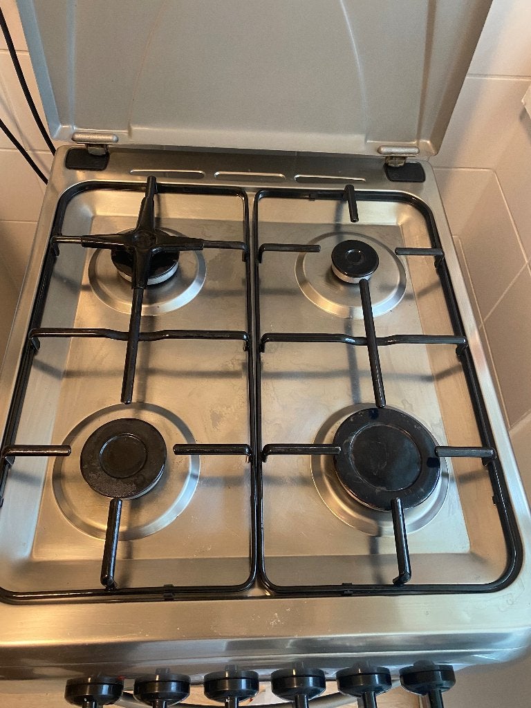 Everglades Gasfornuis met oven, Ophalen, Gebruikt, Metaal, Grijs