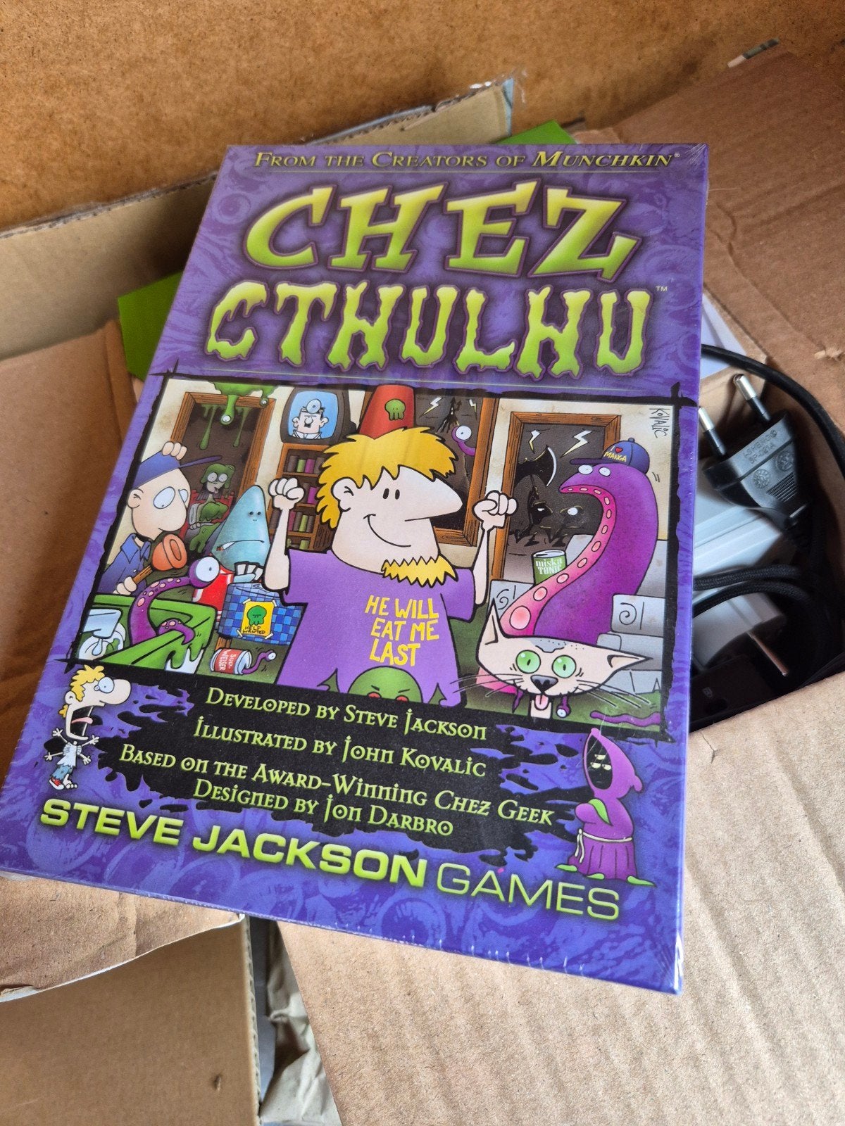 Chez Cthulhu bordspel - Nieuw in verpakking, Drie of vier spelers, Ophalen of Verzenden, Nieuw, Steve Jackson Games