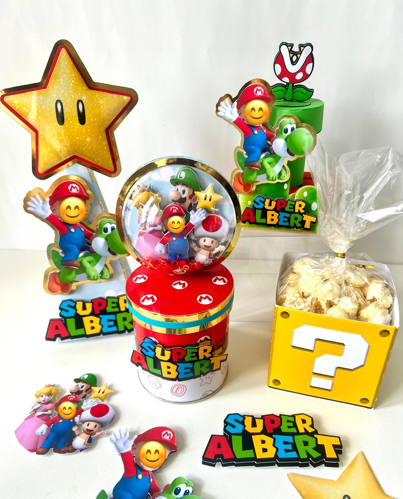 Mario traktaties, Hobby en Vrije tijd, Ophalen of Verzenden, Nieuw, Feestartikel, Verjaardag