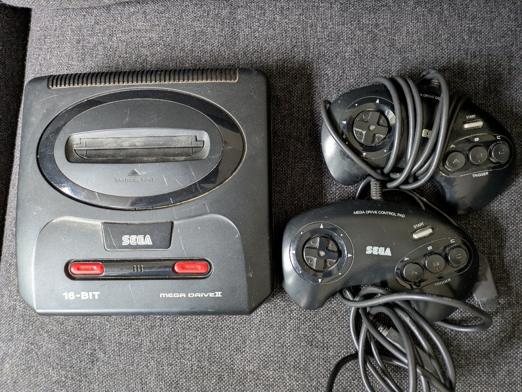 SEGA Mega Drive II  16 bit, Ophalen of Verzenden, Gebruikt, Met 1 controller, Mega Drive