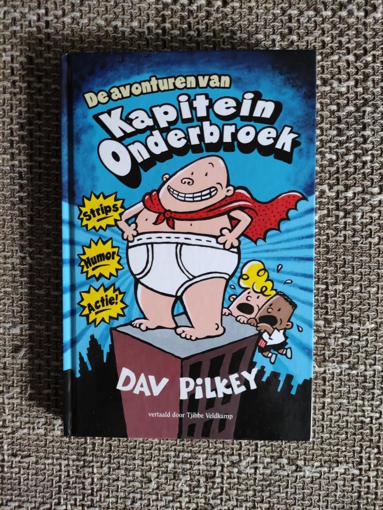 De avonturen van Kapitein Onderbroek - Dav Pilkey, Eén stripboek, Ophalen of Verzenden, Zo goed als nieuw, Dav Pilkey