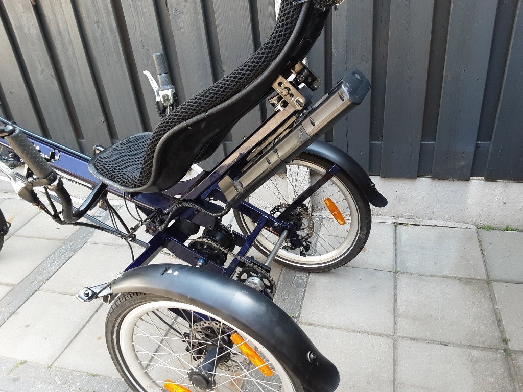 Usva ligfiets, Fietsen en Brommers, Fietsen | Ligfietsen, Gebruikt, Overige merken, Onderstuur, Schijfrem, Ophalen