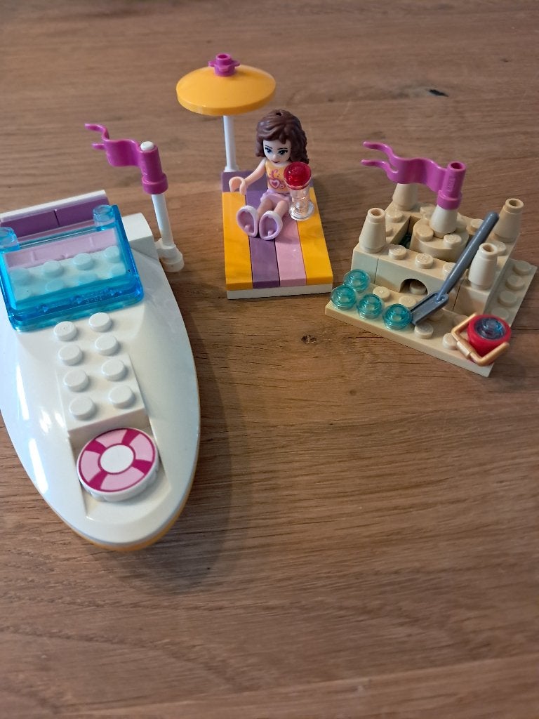 Lego Friends Olivia's speedboot, Lego, Inclusief instructies, Ophalen of Verzenden, Zo goed als nieuw