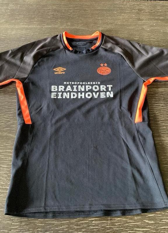 Zwart Voetbal shirt PSV Umbro maat 158, Maat XS of kleiner, Ophalen of Verzenden, Gebruikt, Shirt