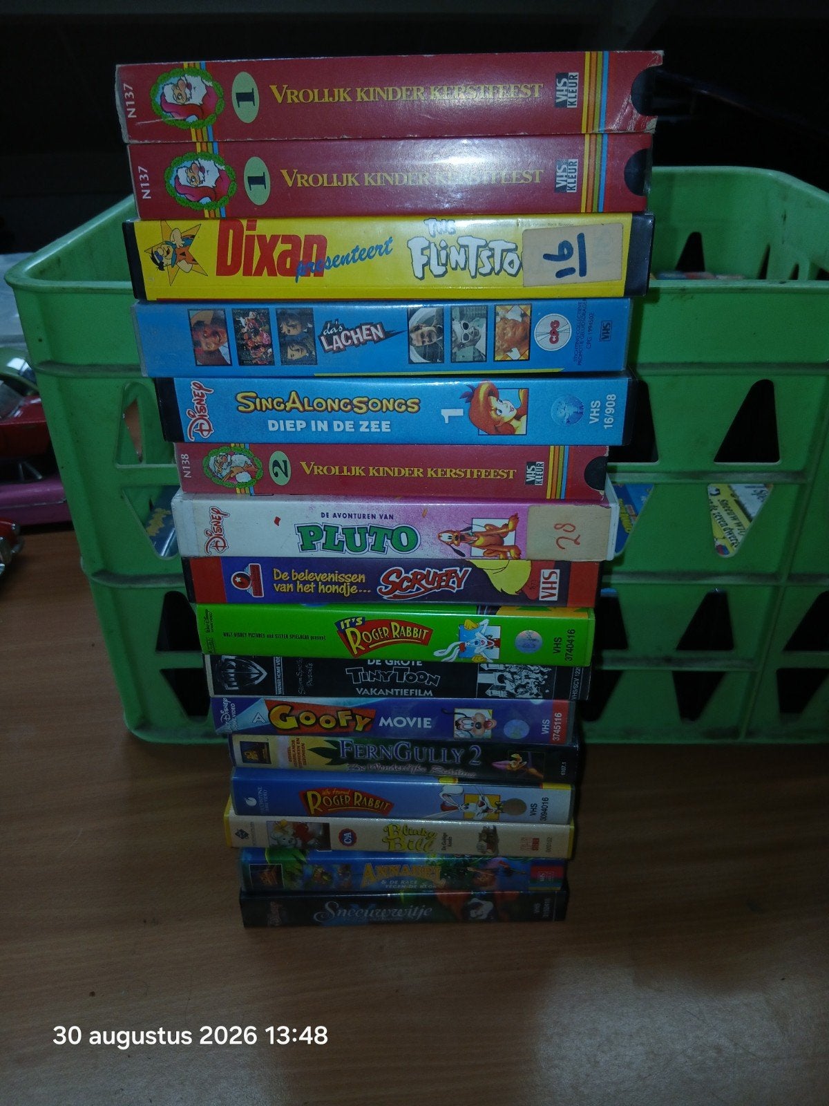 Grote collectie Disney VHS videobanden - Klassiekers, Cd's en Dvd's, VHS | Kinderen en Jeugd, Ophalen, Gebruikt, Tekenfilm, Alle leeftijden