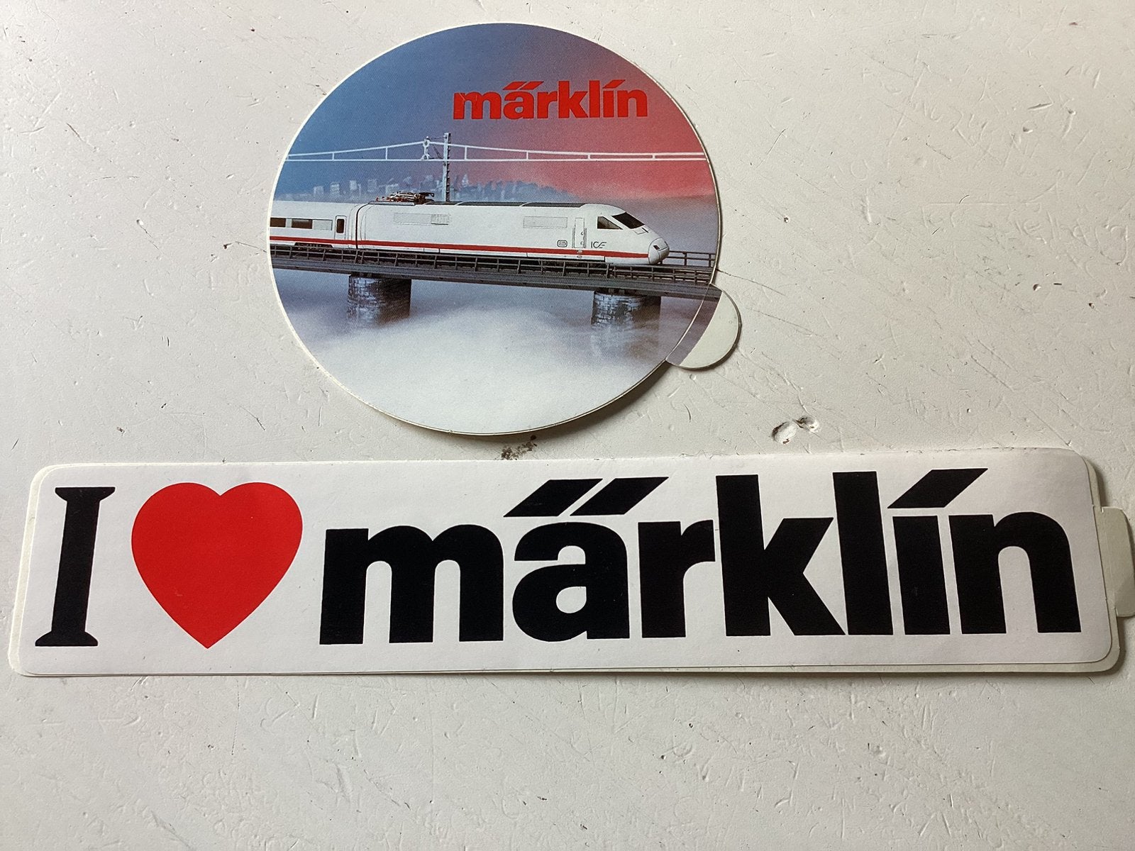 2 stickers Märklin, Verzenden, Zo goed als nieuw, Merk