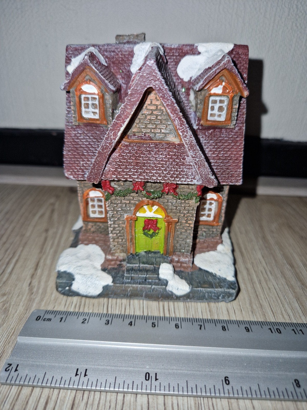 Kerstdorp decoratie huisje, Diversen, Ophalen of Verzenden, Gebruikt