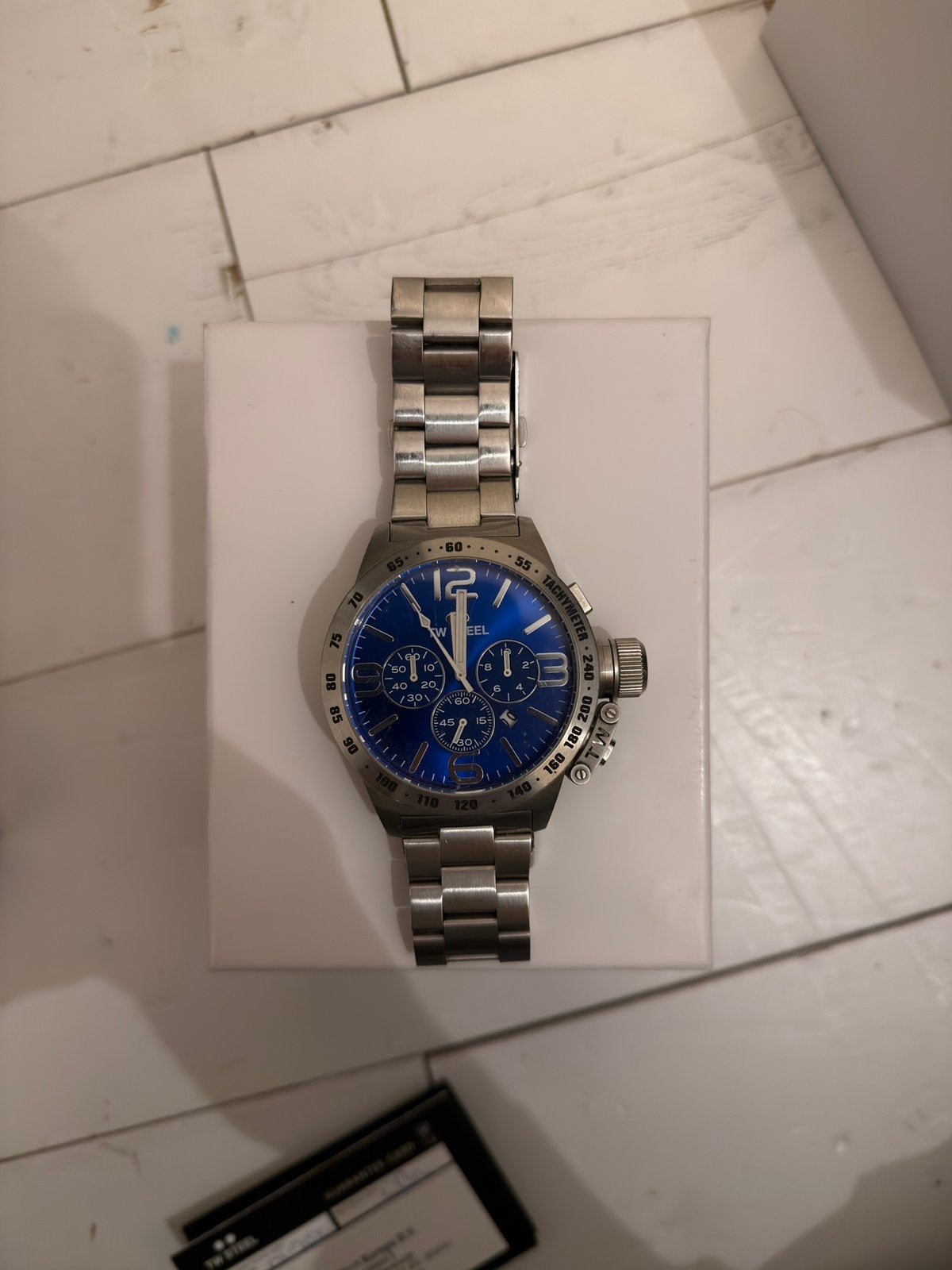 TW Steel cb 14 erg nette staat, Ophalen of Verzenden, Zo goed als nieuw, Leer, Overige merken