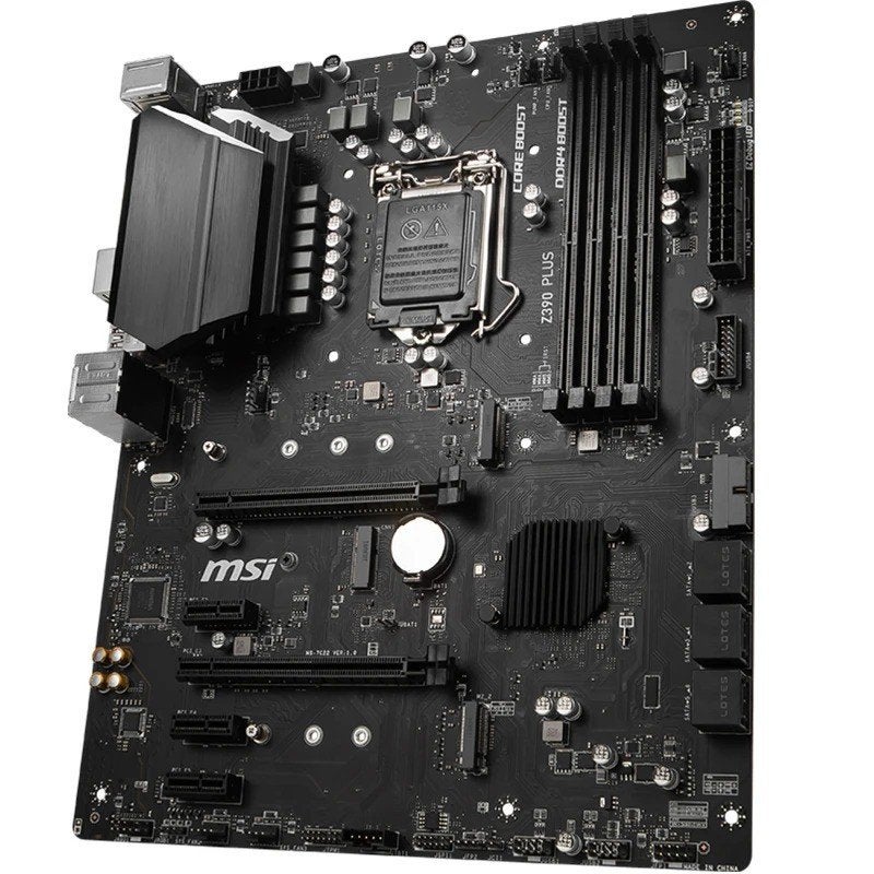 MSI Z390 PLUS Moederbord met Socket LGA 1151