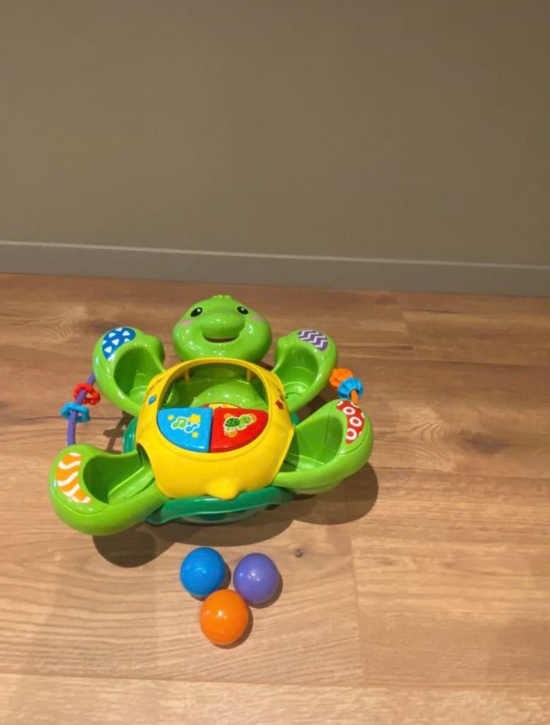 V-tech ballenpret schildpad, Ophalen of Verzenden, Zo goed als nieuw, 6 maanden tot 2 jaar