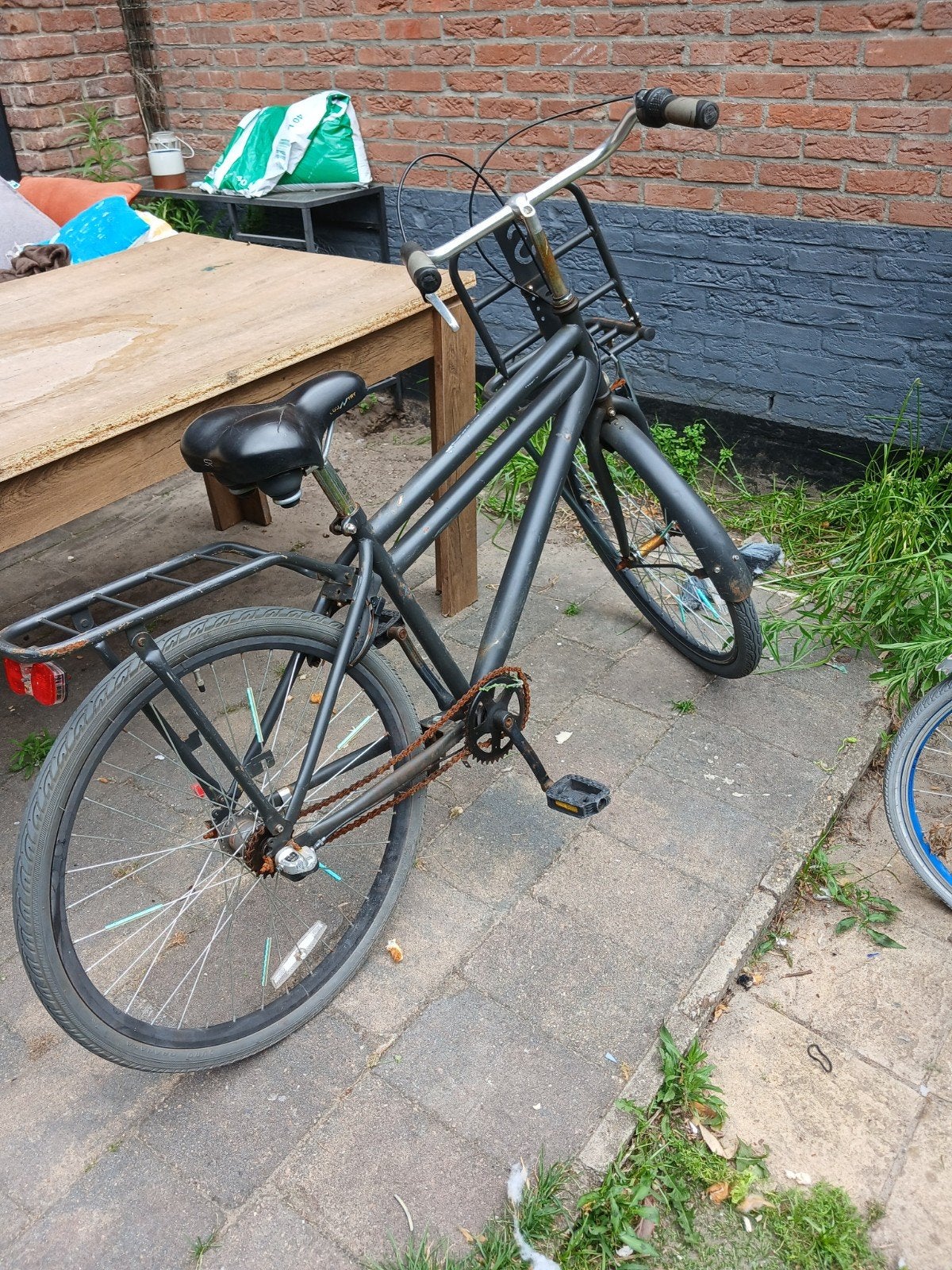 26 inch spirit transportfiets met voordrager, Terugtraprem, Gebruikt, Versnellingen, Ophalen