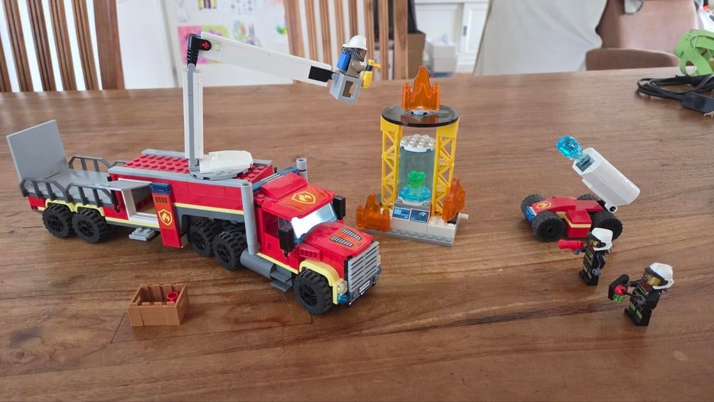 LEGO City 60282 Brandweer Grote Ladderwagen Set, Kinderen en Baby's, Speelgoed | Duplo en Lego, Gebruikt, Lego, Complete set, Ophalen of Verzenden