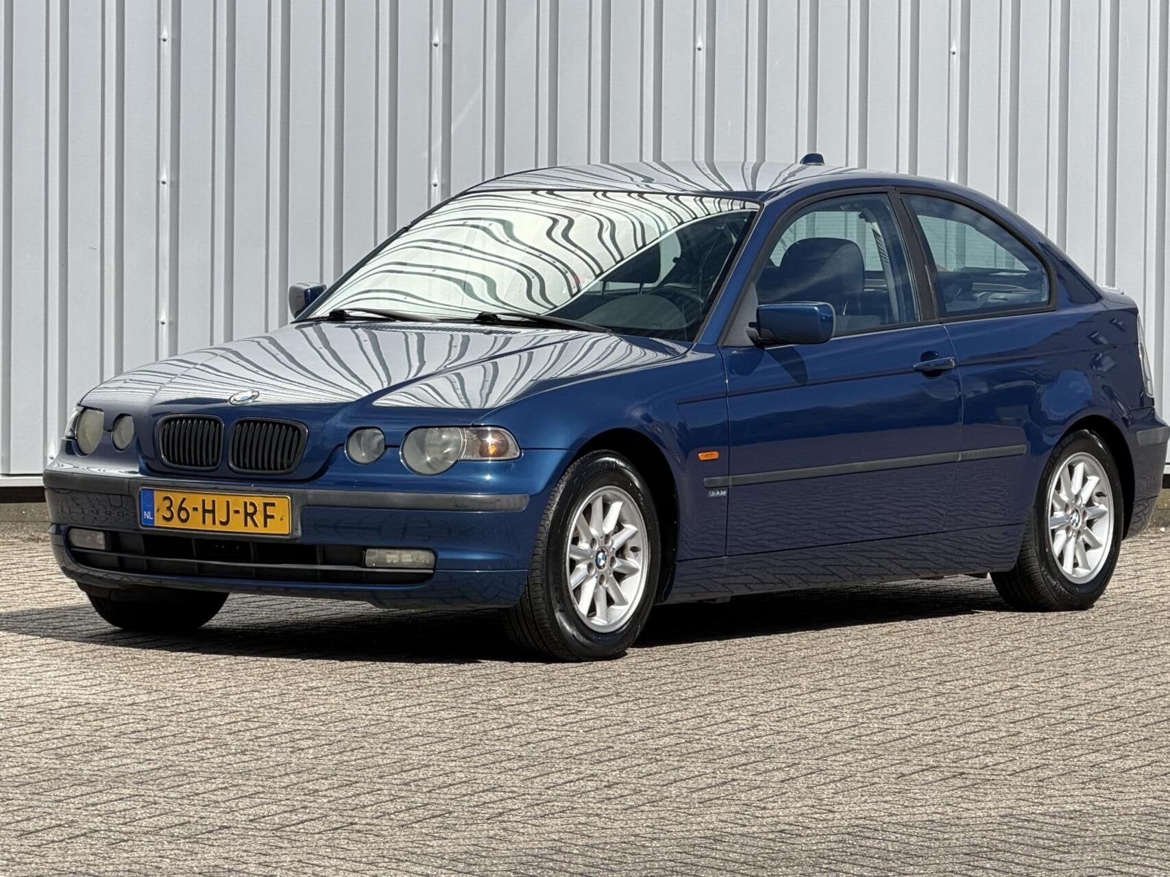 BMW 3-serie Compact 316ti inruil mogelijk, Auto's, BMW, 4 cilinders, Blauw, Origineel Nederlands, Handgeschakeld