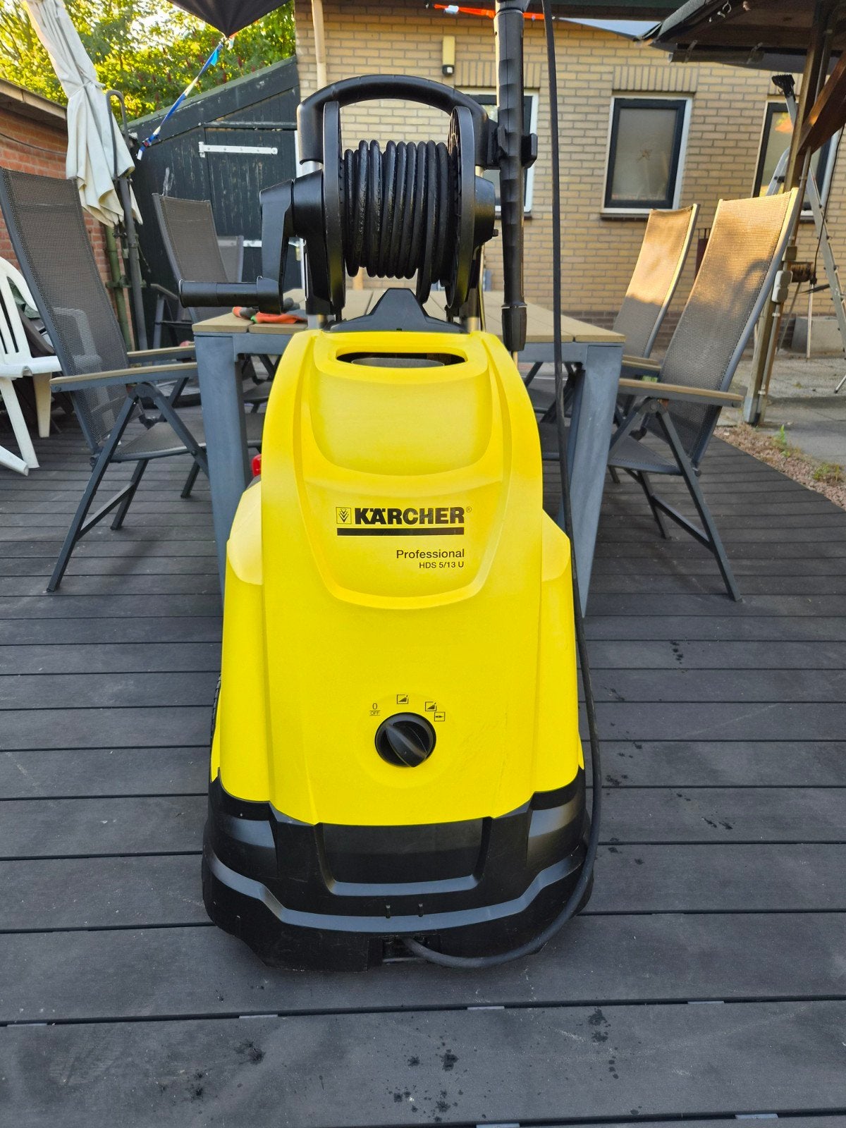 Kärcher hds 5/13 ux warmwater hogedrukreiniger, Tuin en Terras, Ophalen, Gebruikt, Elektrisch