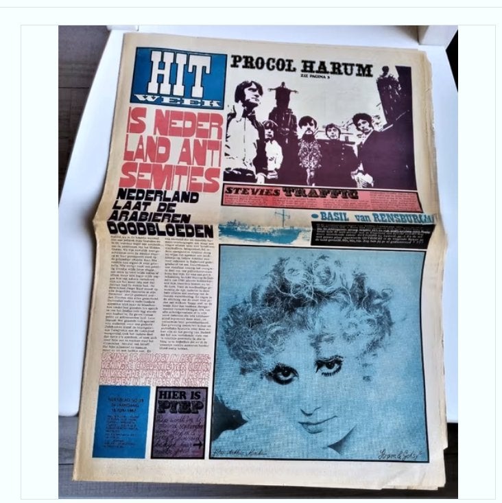 Hitweek #39# 1967 - Procol Harum, Boeken, Ophalen of Verzenden, Gelezen, Muziek, Film of Tv