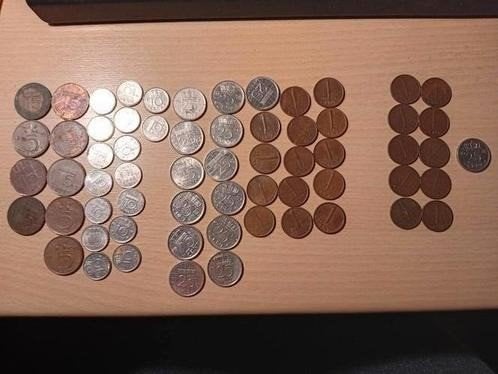 nederlandse gulden kwartje dubbeltje centen munten geld, Ophalen of Verzenden, Koningin Juliana, Overige waardes, Losse munt