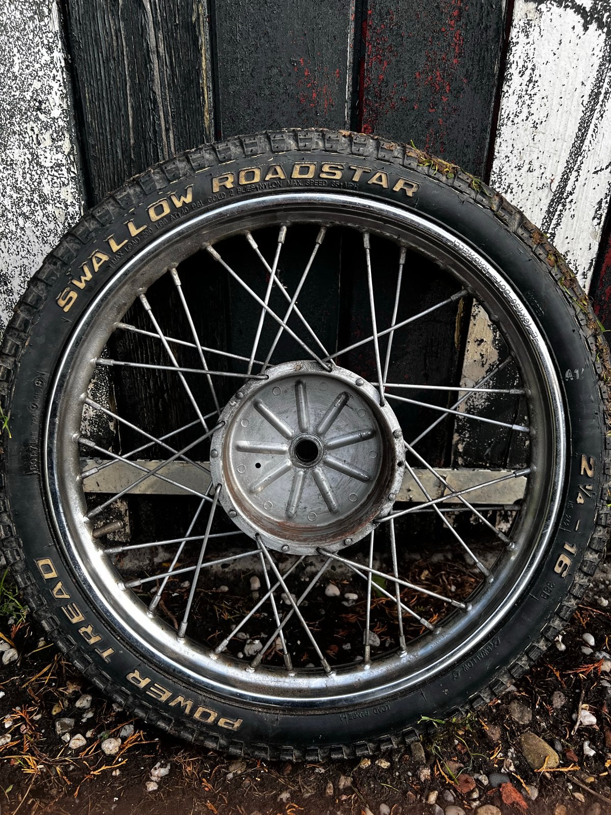 Vespa Ciao 16 inch velgen met banden (3 stuks), Ophalen of Verzenden, Gebruikt, Overige typen, Vespa