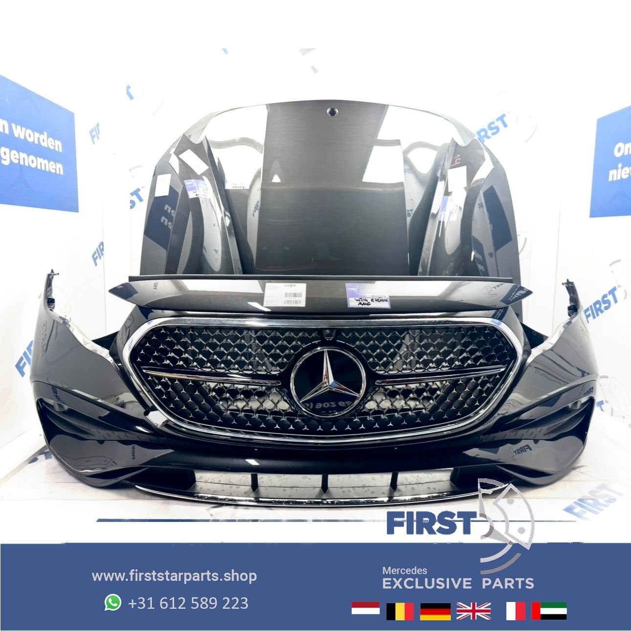 W214 S214 E KLASSE VOORKOP COMPLEET FRONT ORIGINEEL Mercedes, Gebruikt, -, Voor, Ophalen of Verzenden