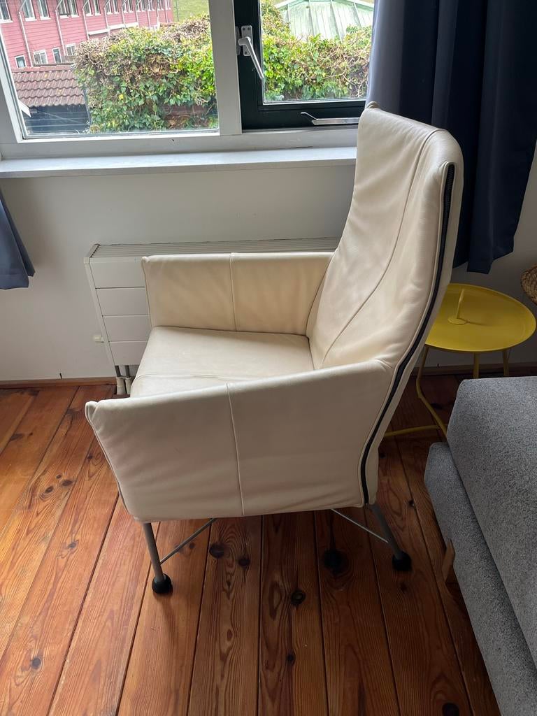 Montis Charlie Fauteuil Leer Groot Formaat, Ophalen, Gebruikt, Leer, 75 tot 100 cm