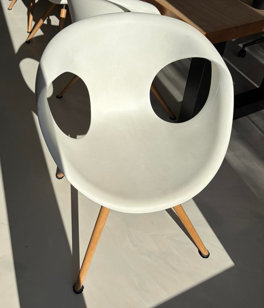 Tonon Up Designstoelen 4 of 8 stuks - Made in Italy, Kunststof, Wit, Design, Ophalen of Verzenden