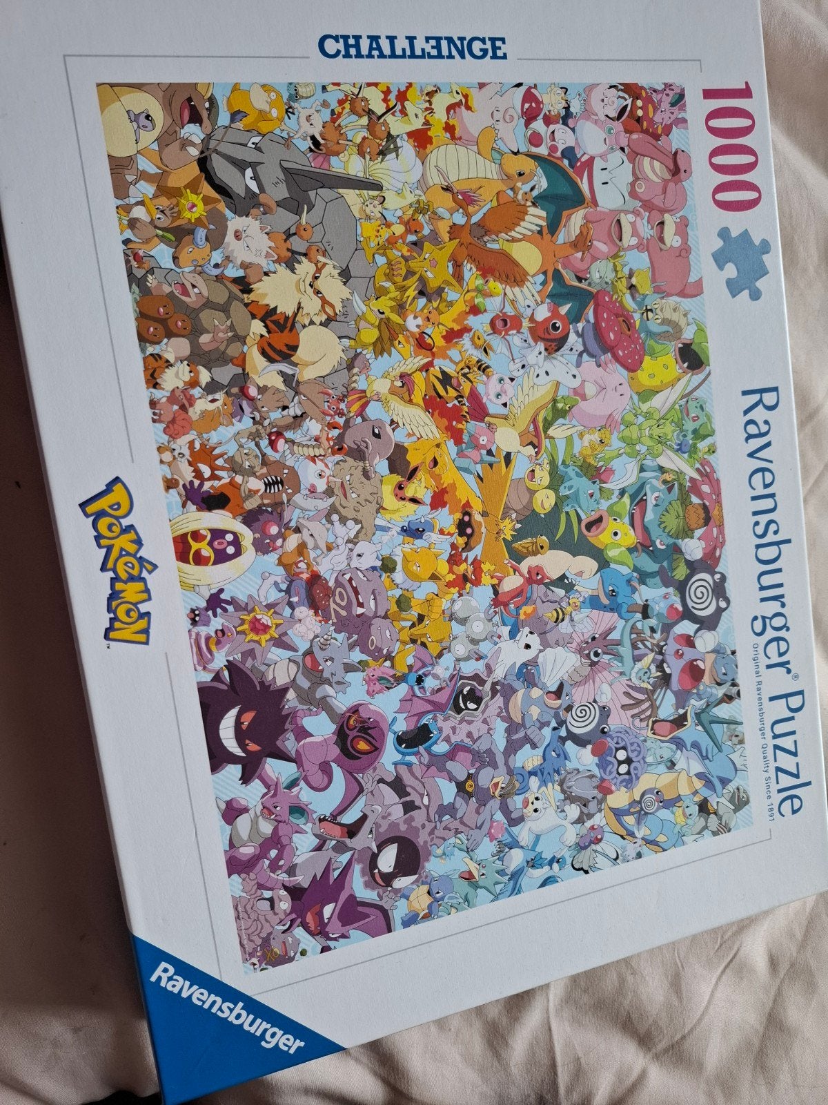 puzzel  nieuw in doos pokomon, Ophalen, 500 t/m 1500 stukjes, Nieuw