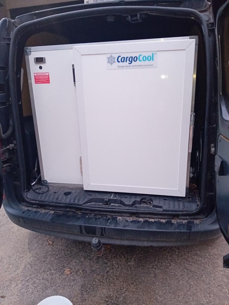 Diepvries voor in auto, 4 jaar oud cargo-cool, Witgoed en Apparatuur, Vriezers en Diepvrieskisten, Ophalen, Minder dan 60 cm