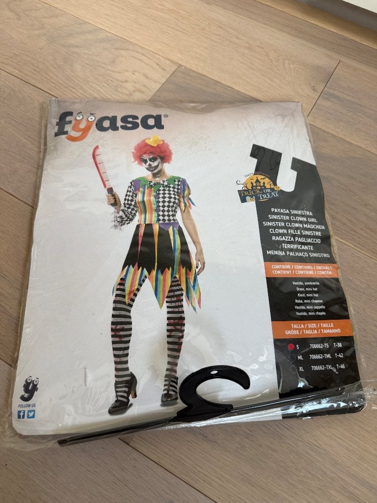 Verkleedpak clown, Ophalen, Nieuw, Jongen of Meisje