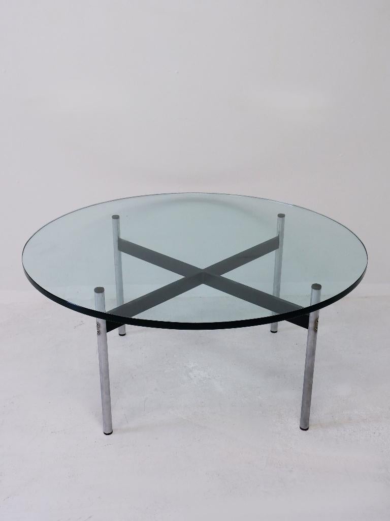 Vintage salontafel van Laverne International, Ophalen, Gebruikt, 50 tot 100 cm, Rond