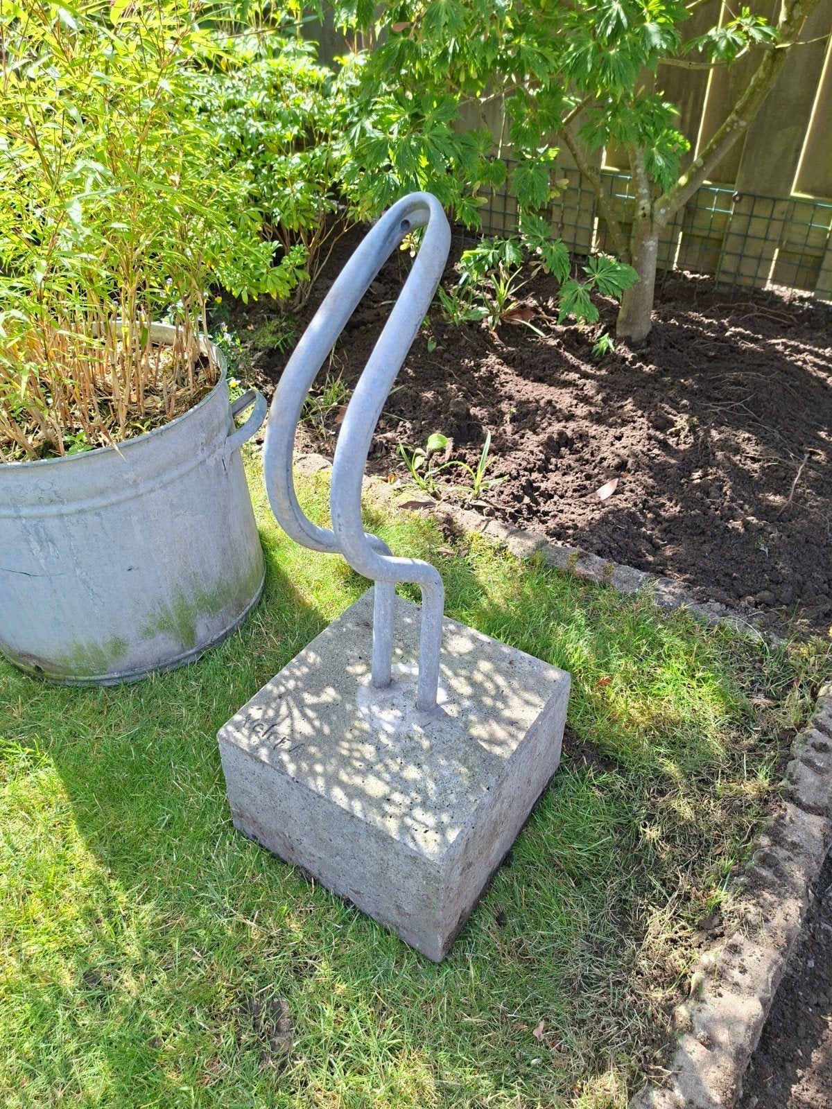 Fietsenbeugel velopa, Ophalen