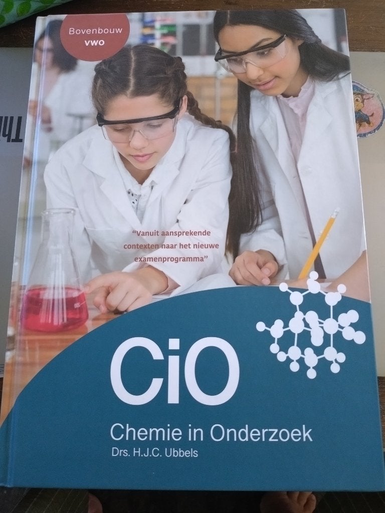Chemie in onderzoek bovenbouw vwo nieuwstaat, Boeken, VWO, Scheikunde, Drs HJC Ubbels, Ophalen of Verzenden