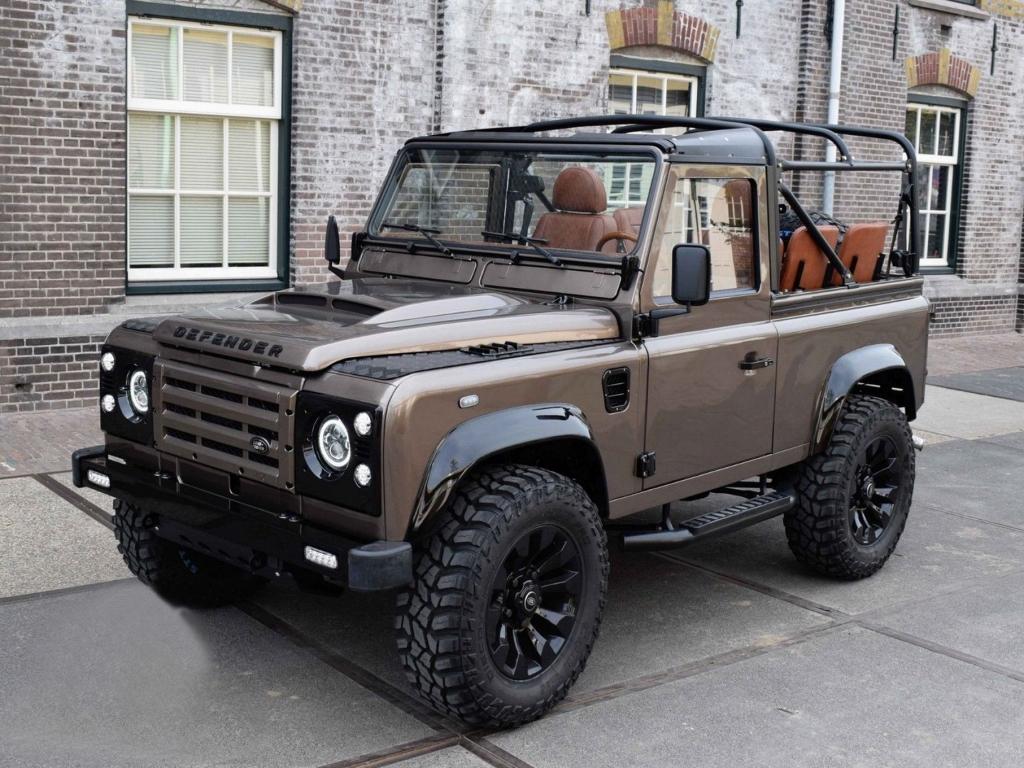 Side bars/Treeplanken Defender 90 BLACK EDITION 1990-2016, Auto-onderdelen, Land Rover, Nieuw, Jan Sangerslaan 16, MBG
