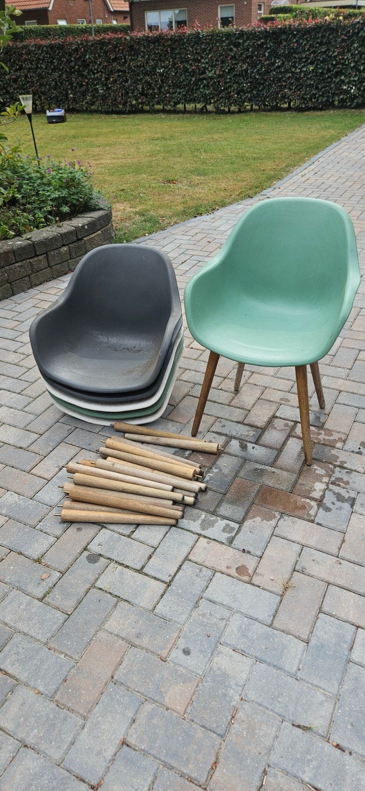 6 stoelen, Ophalen, Kunststof