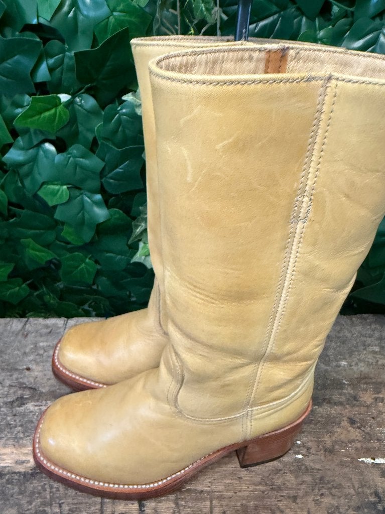 prachtige vintage blokhak laarzen van Sendra maat 39, Overige kleuren, Ophalen of Verzenden, Zo goed als nieuw, Sendra