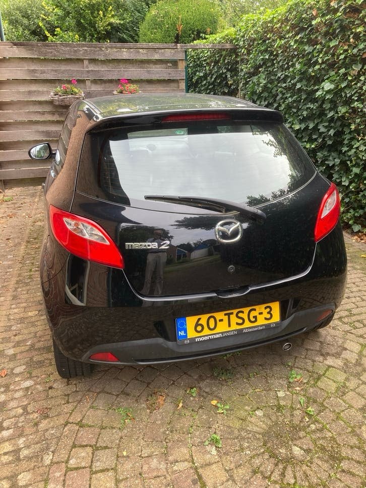 Mazda 2 1.3 55KW 3DRS 2012 Zwart, Auto's, Voorwielaandrijving, 74 pk, 31 €/maand, 4 cilinders