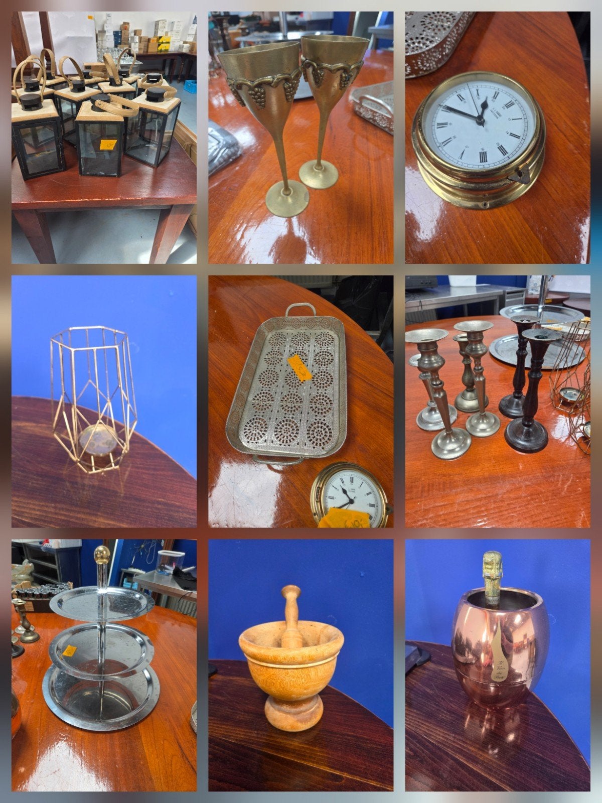 Diverse horeca spullen, glazen, snijplanken etc, Huis en Inrichting, Ophalen, Hout, Gebruikt, Landelijk