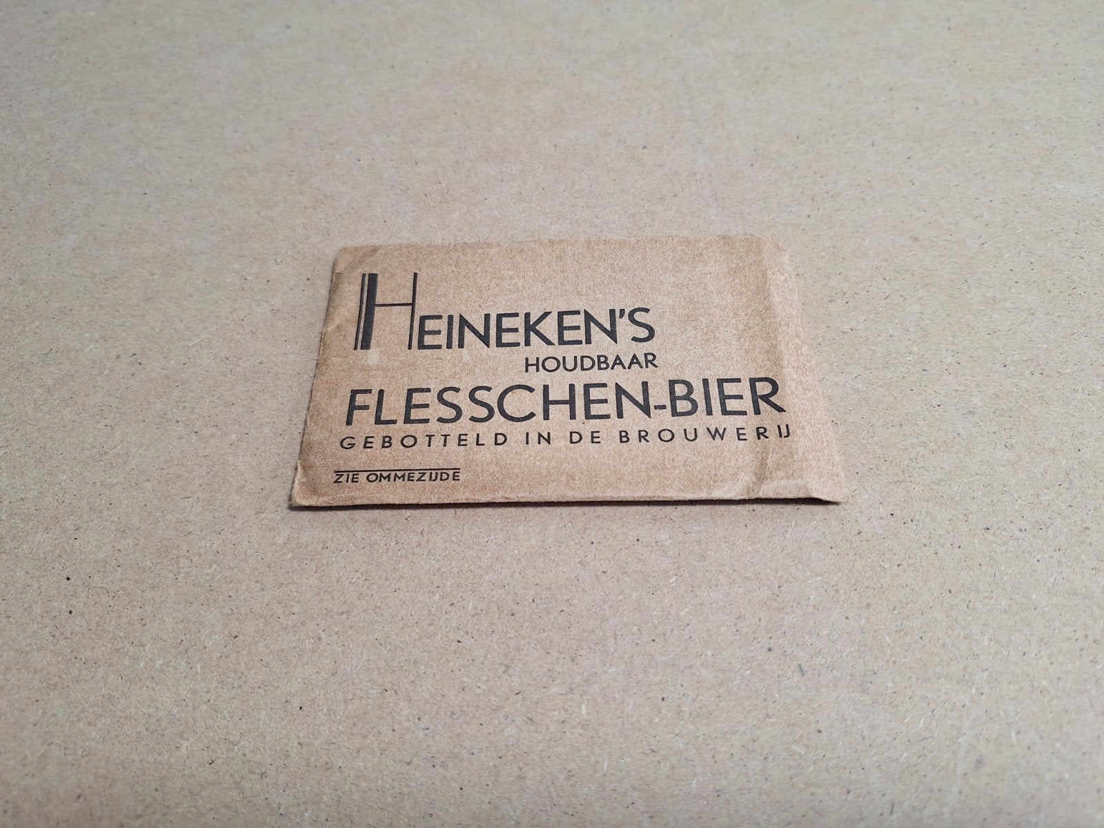 Heineken Reclame Goocheltruc "Wat is Troef" – Jaren 30, Ophalen of Verzenden, Zo goed als nieuw, Reclamebord, Plaat of Schild